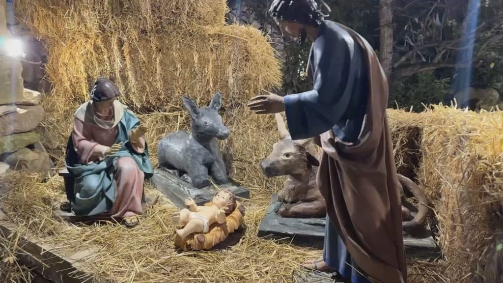 Nel Presepe dell'anfiteatro l'adorazione al Bambinello