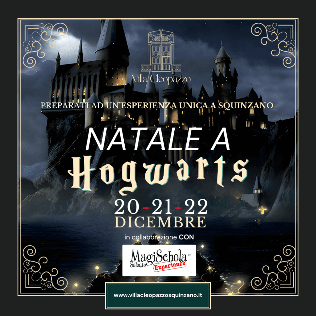 Natale a Hogwarts: La magia del Natale arriva a Villa Cleopazzo