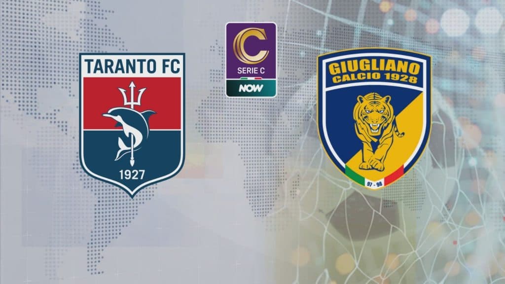 Taranto battuto dal Giugliano con i gol di Giorgione e Masala