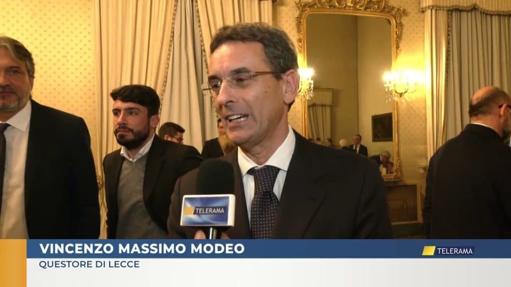 Gli auguri del prefetto di Lecce e delle forze dell'ordine