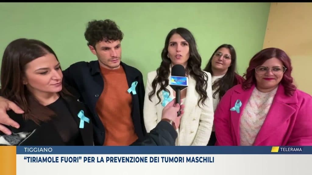 A Tiggiano "Tiriamole fuori" per la prevenzione dei tumori maschili