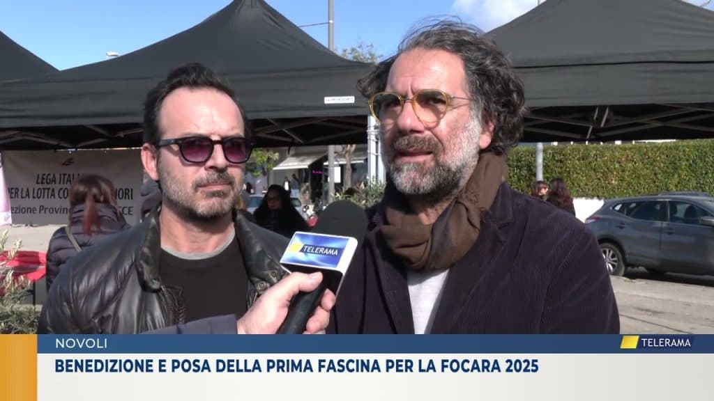 Benedizione e posa della prima fascina per la Fòcara 2025