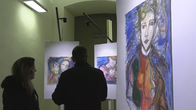 Il disegno nella ricerca pittorica, i lavori di Elena Giannotta