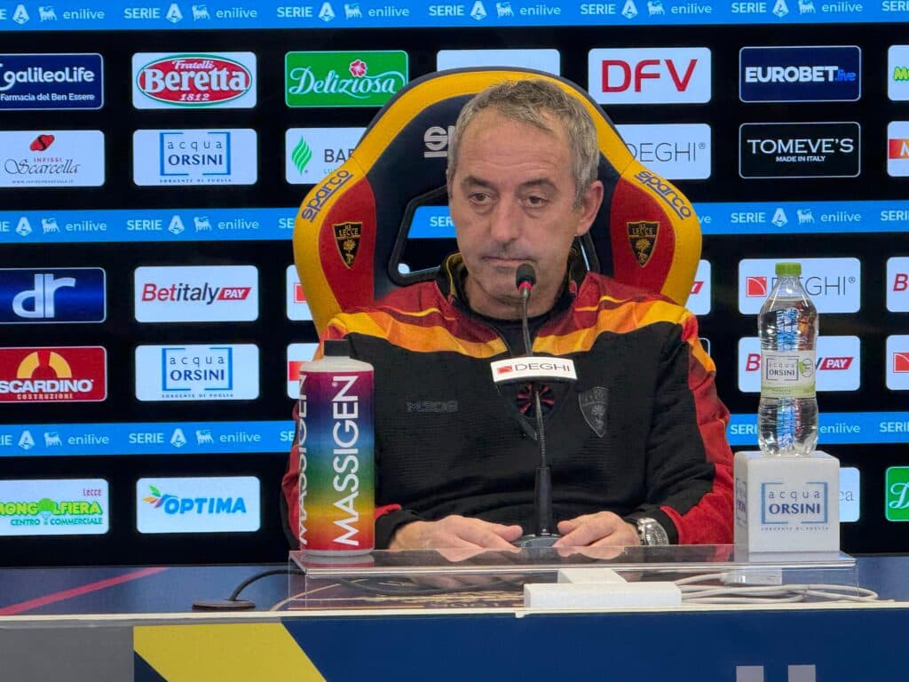 Lecce, Giampaolo: "Gara delicatissima. Per il Monza quasi da ultima spiaggia"