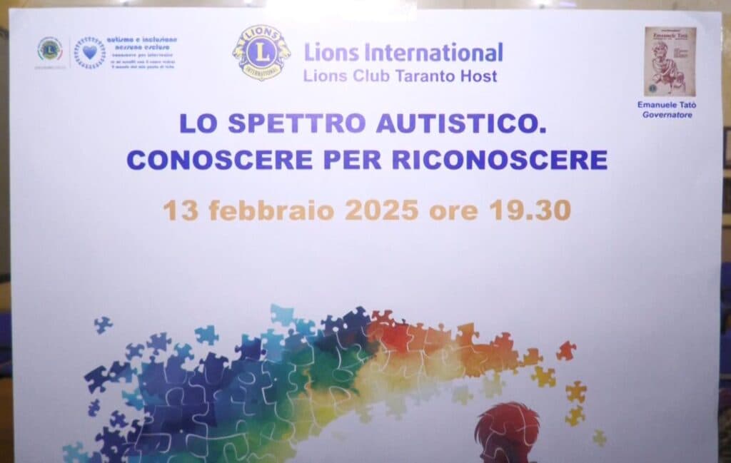Taranto - "Lo spettro dell'autismo. Conoscere per riconoscere"