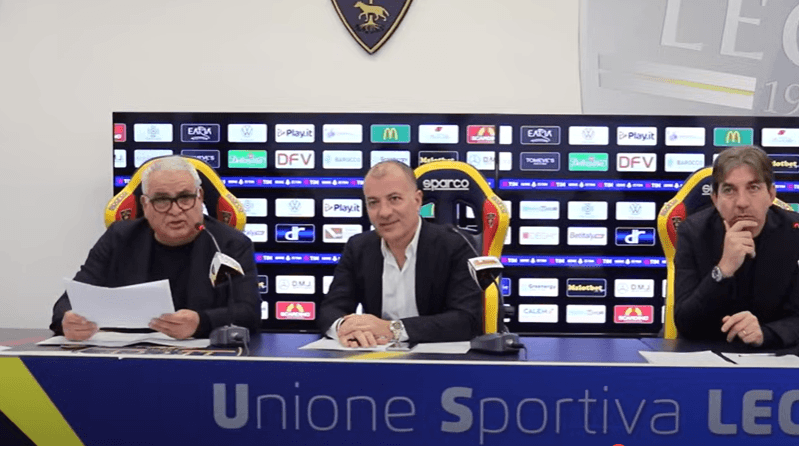 La conferenza stampa dell’US Lecce in diretta sulla pagina facebook di TeleRama