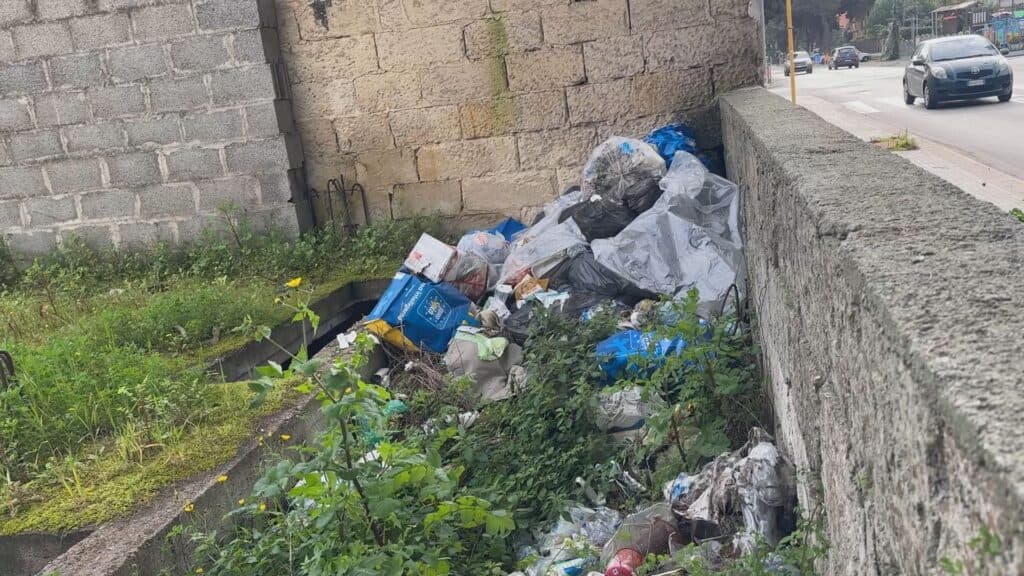 Viale Grassi, nel cantiere abbandonato una discarica a cielo aperto