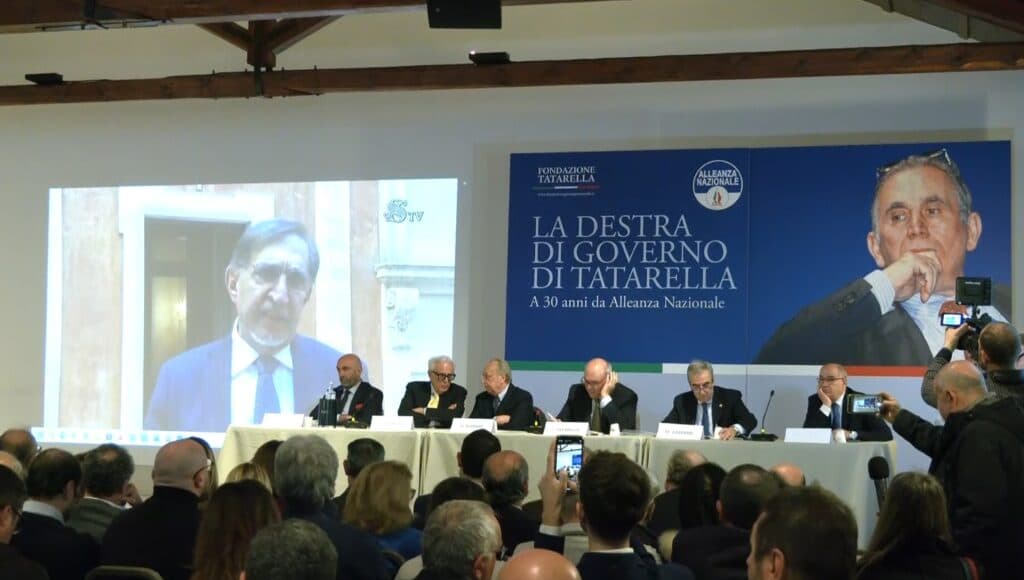 Bari, il ricordo di Pinuccio Tatarella e la nascita di Alleanza Nazionale