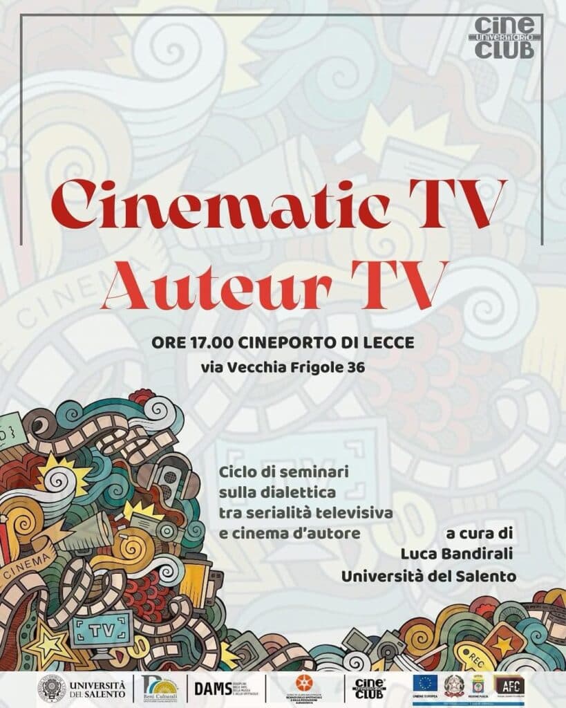 Cinema d'autore e serie tv: nuovo focus del Cineclub universitario