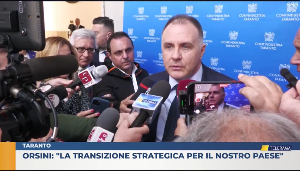 Taranto - Orsini: "La transizione strategica per il nostro paese".