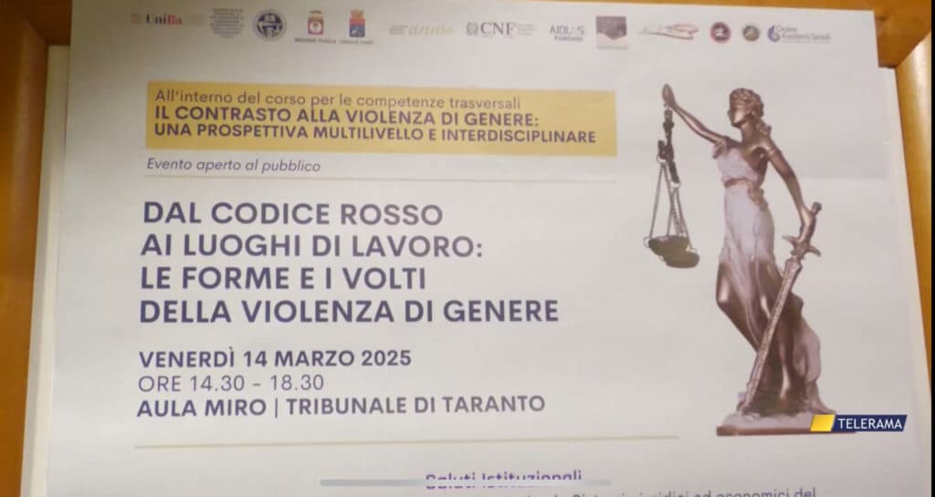 Taranto - "Dal codice rosso ai luoghi di lavoro"
