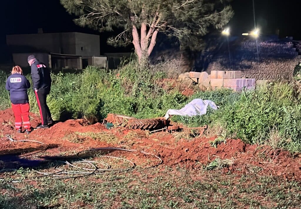 Con il trattore in un canale, perde la vita 61enne di Tricase