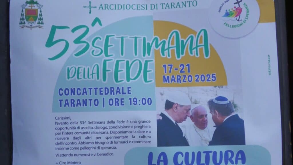 Taranto - Settimana della fede: dal 17 Marzo la 53^ edizione