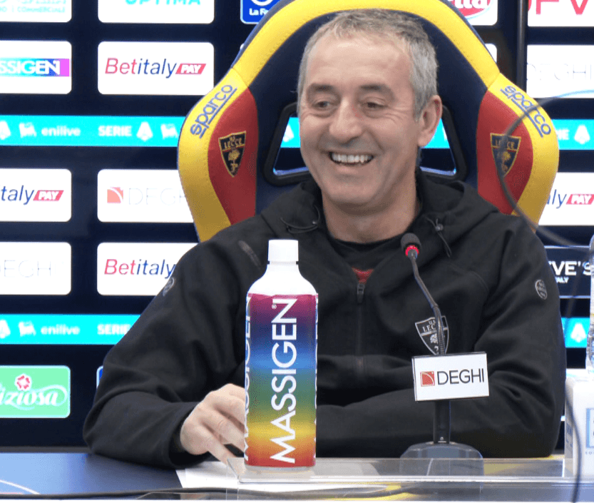Lecce, Giampaolo: "Ogni partita come una finale. Senza rimpianti"