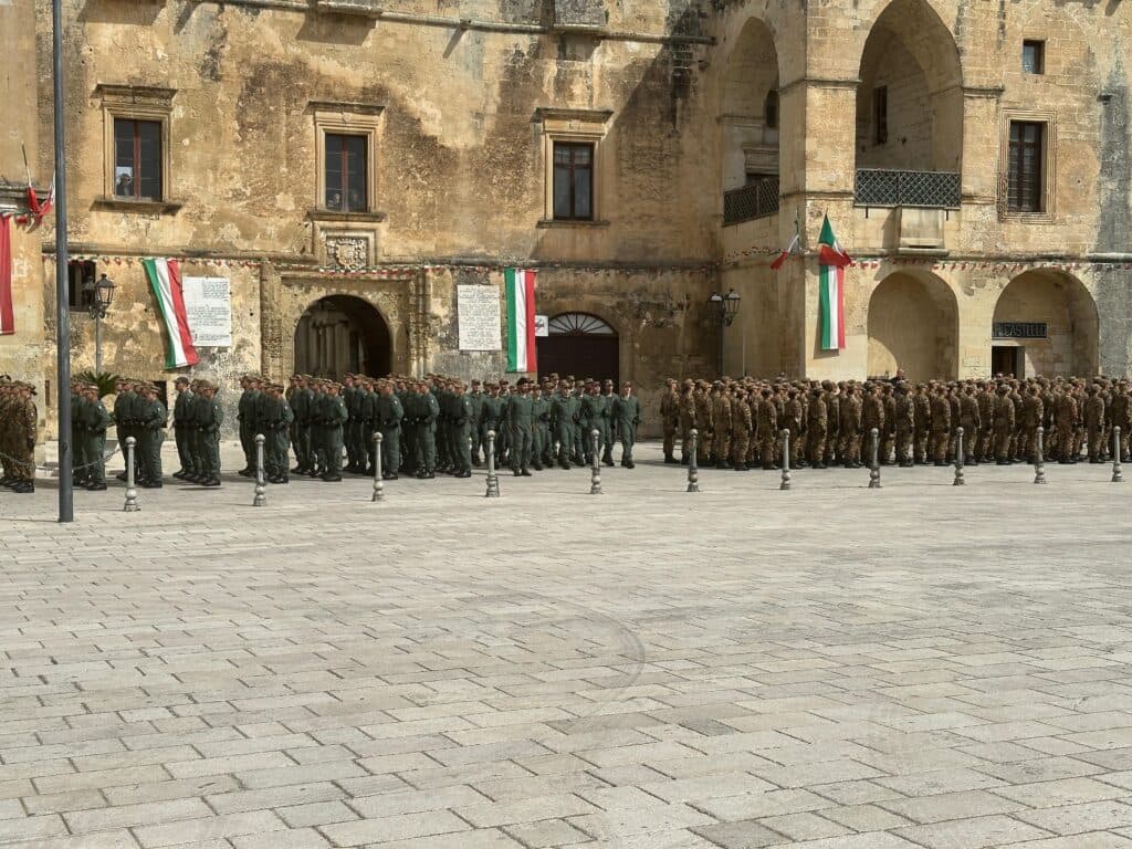 Cerimonia di consegna del Basco nero ai nuovi cavalieri