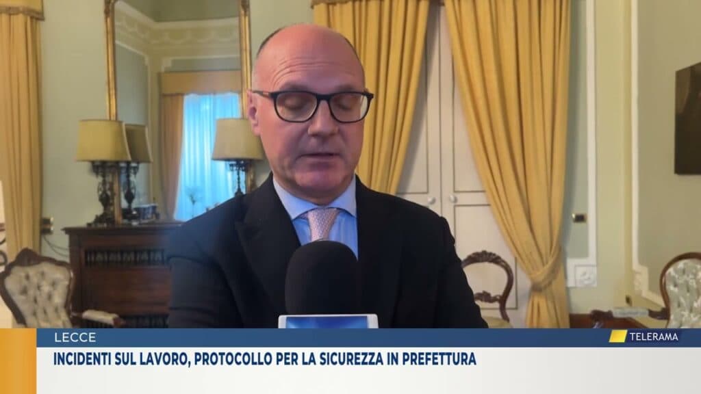 Incidenti sul lavoro, protocollo per la sicurezza in Prefettura