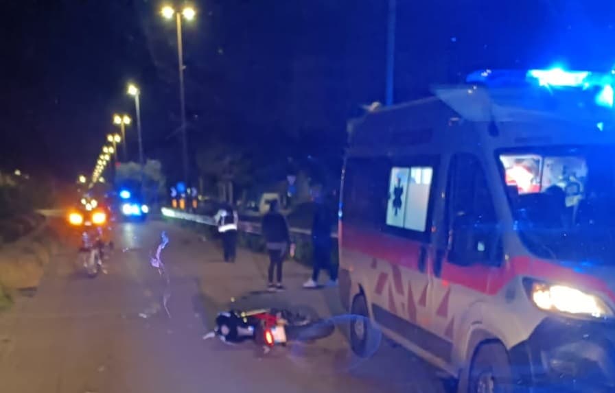 Lecce, centauro in codice rosso dopo una rovinosa caduta