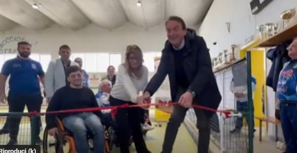 Sport e inclusione: al bocciodromo inaugurate nuove pedane accessibili