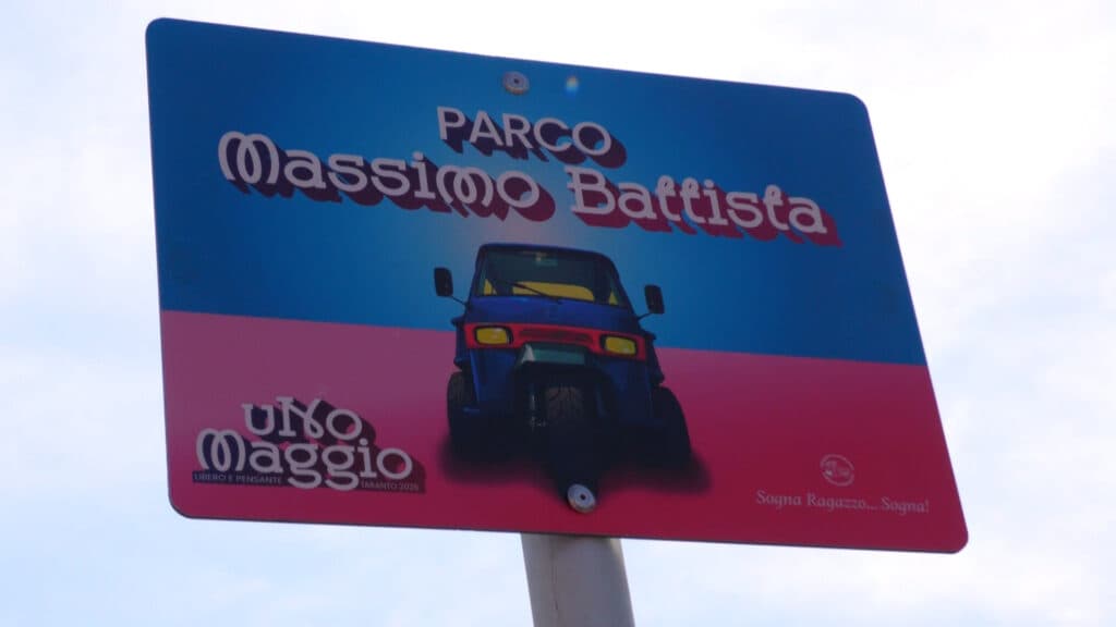 Taranto - Il parco delle mura Greche intitolato a Massimo Battista