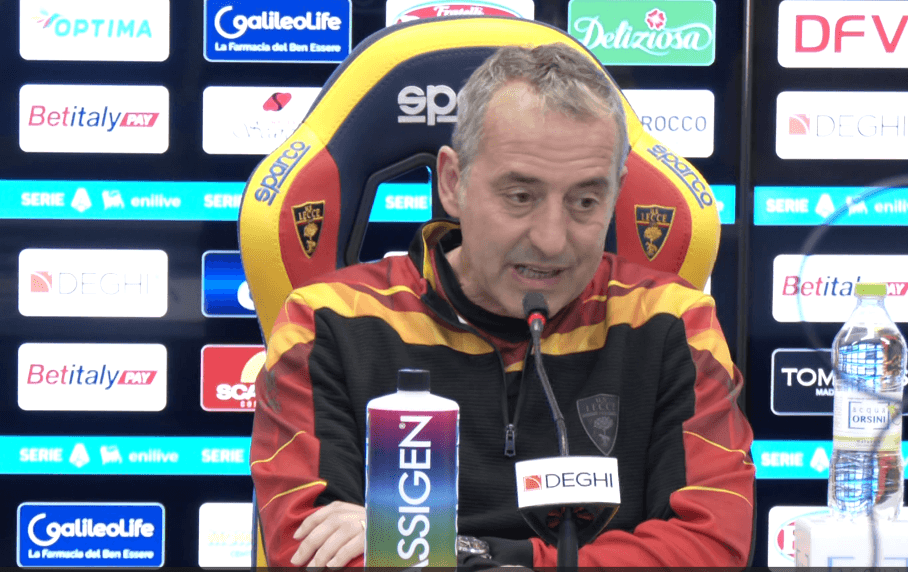 Lecce, Giampaolo: "Partita da non sbagliare tatticamente"
