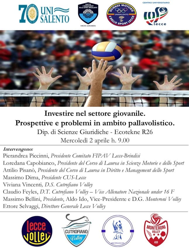 70° anniversario Unisalento: domani un importante convegno
