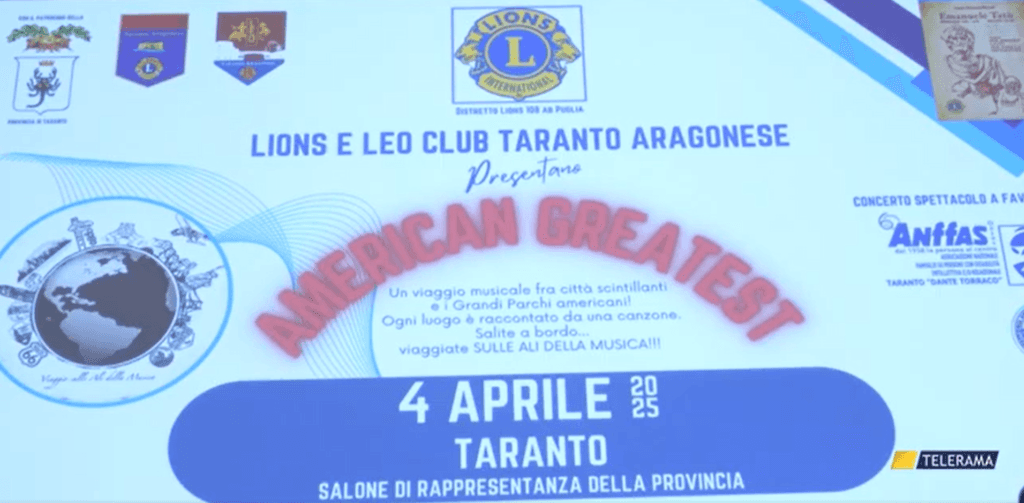 Taranto. Lions Aragonese: serata benefica pro Anffas