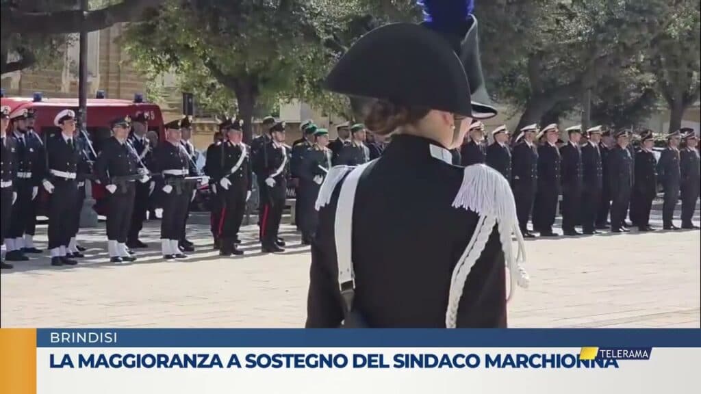 La maggioranza a sostegno del sindaco di Brindisi Marchionna