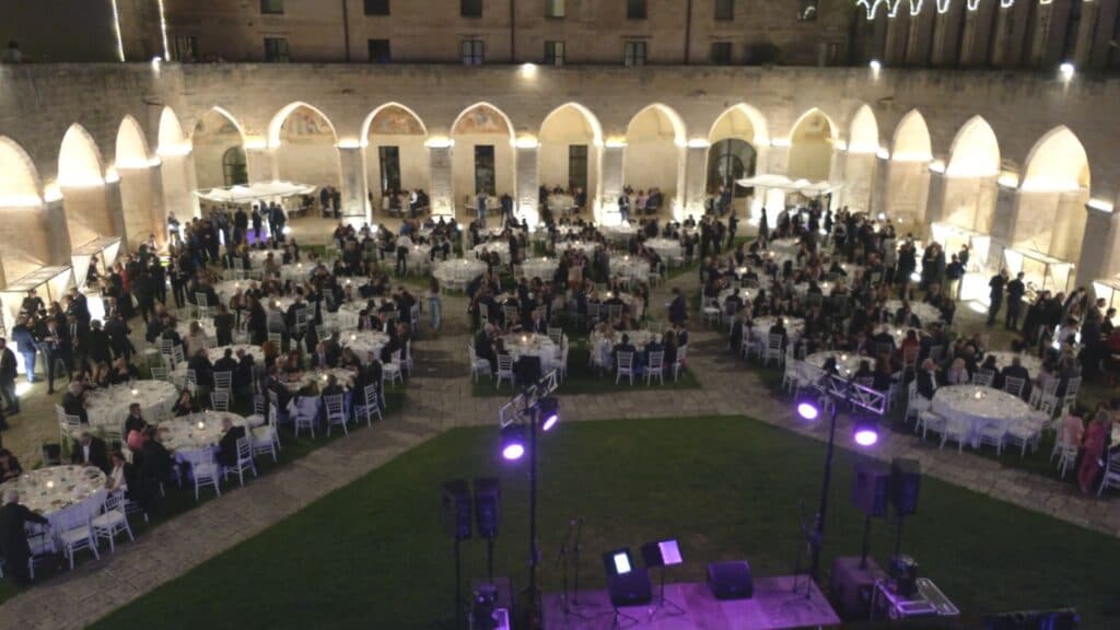 Una cena di gala per festeggiare il successo della tappa leccese del Giro d'Italia