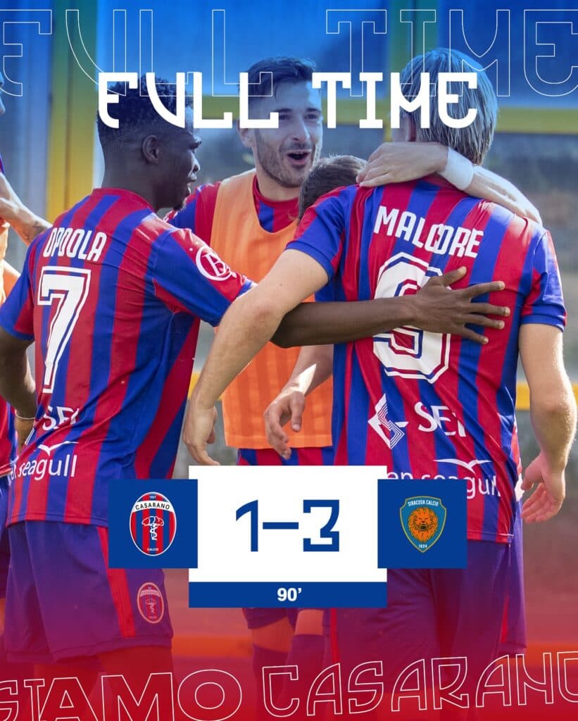 Serie D poule scudetto, il Siracusa espugna Casarano