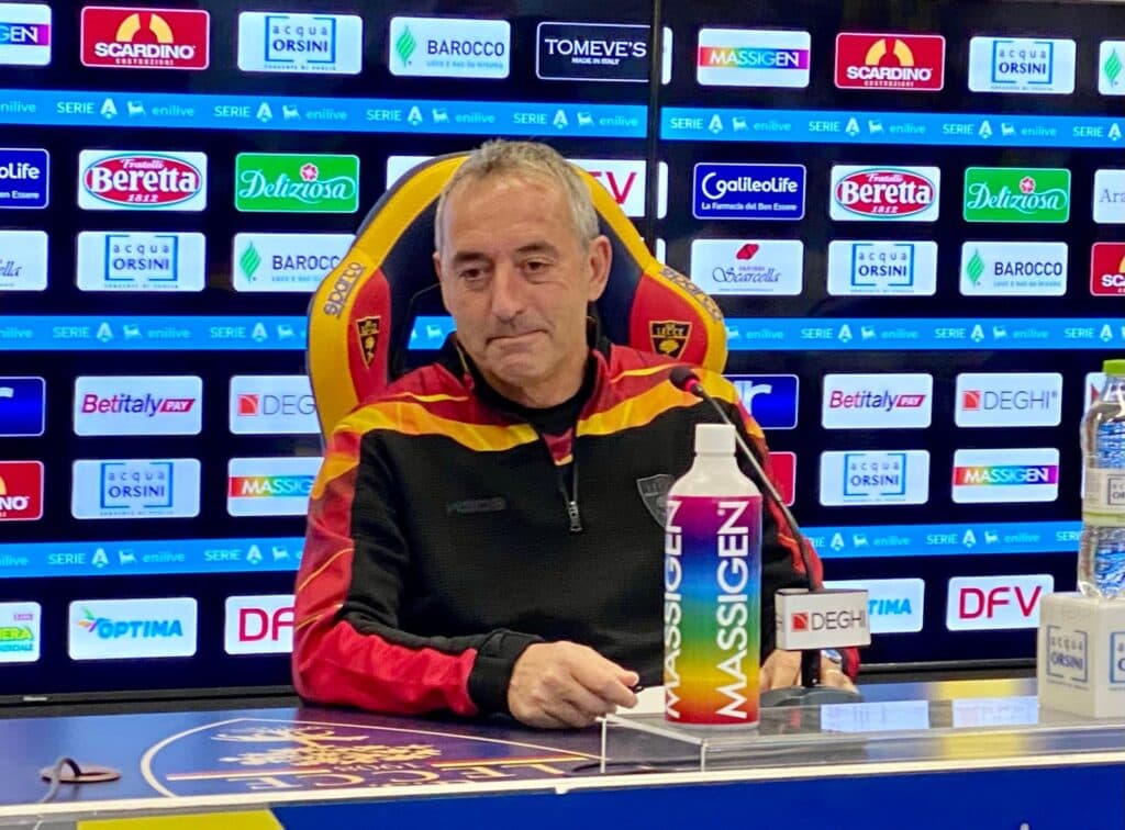 Lecce, Giampaolo: "Paura di nessuno. Pensiamo a noi, sarà tostissima"