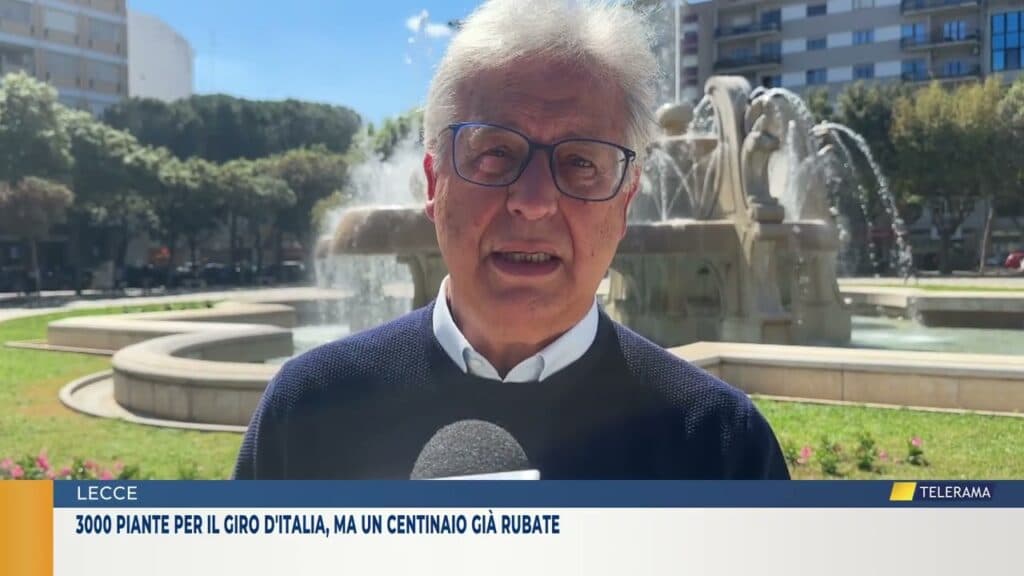 3000 piante per il Giro d'Italia, ma un centinaio già rubate