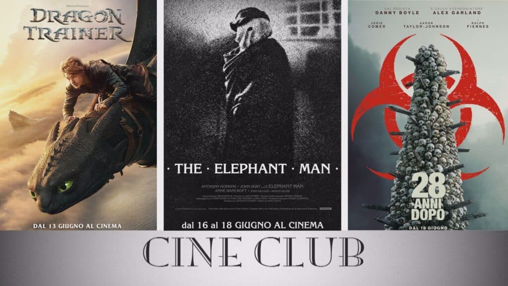 Cineclub: Estate in sala tra draghi, "elefanti umani" e zombies