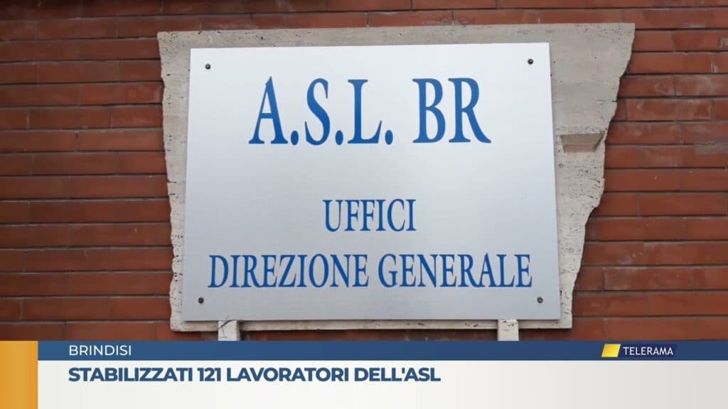 Stabilizzati 121 lavoratori dell'Asl Brindisi