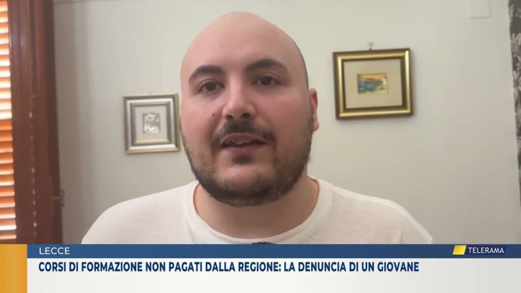 Corsi di formazione non pagati dalla Regione: la denuncia di un giovane