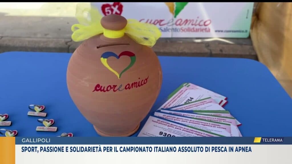 Sport, passione e solidarietà per il campionato italiano assoluto di pesca in apnea