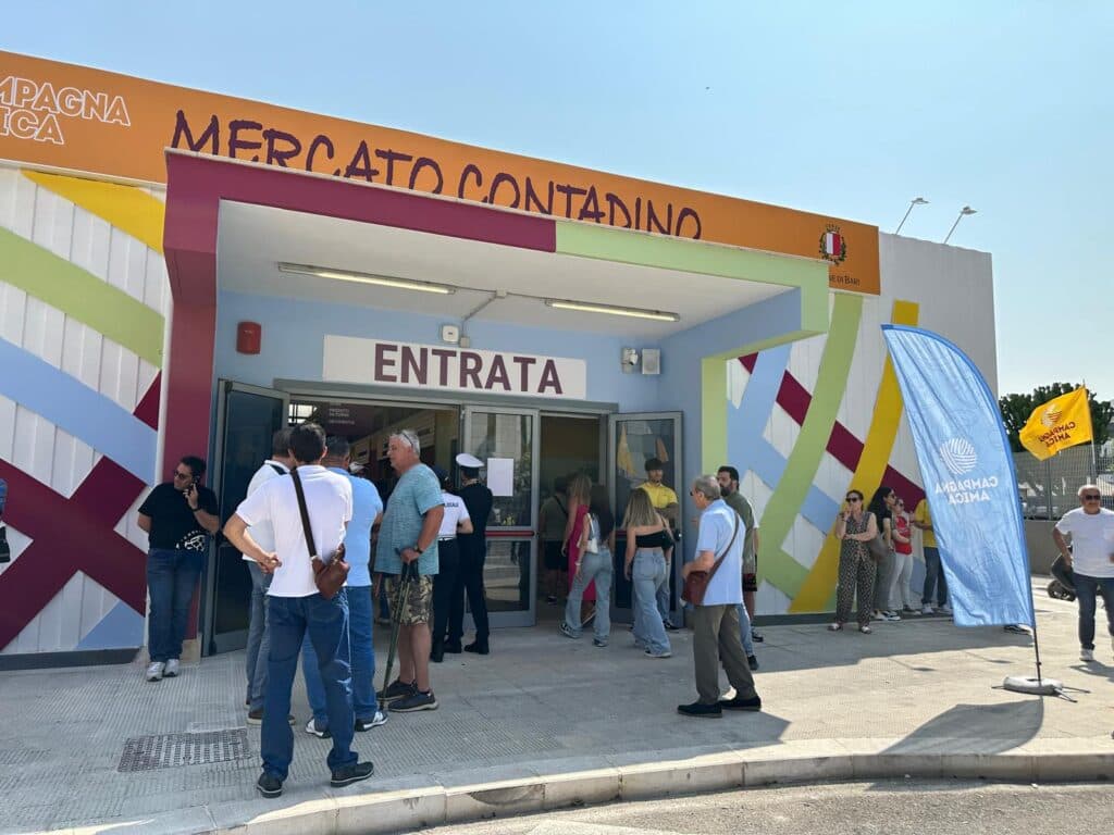 Bari: inaugurato il Mercato dei contadini di Campagna Amica