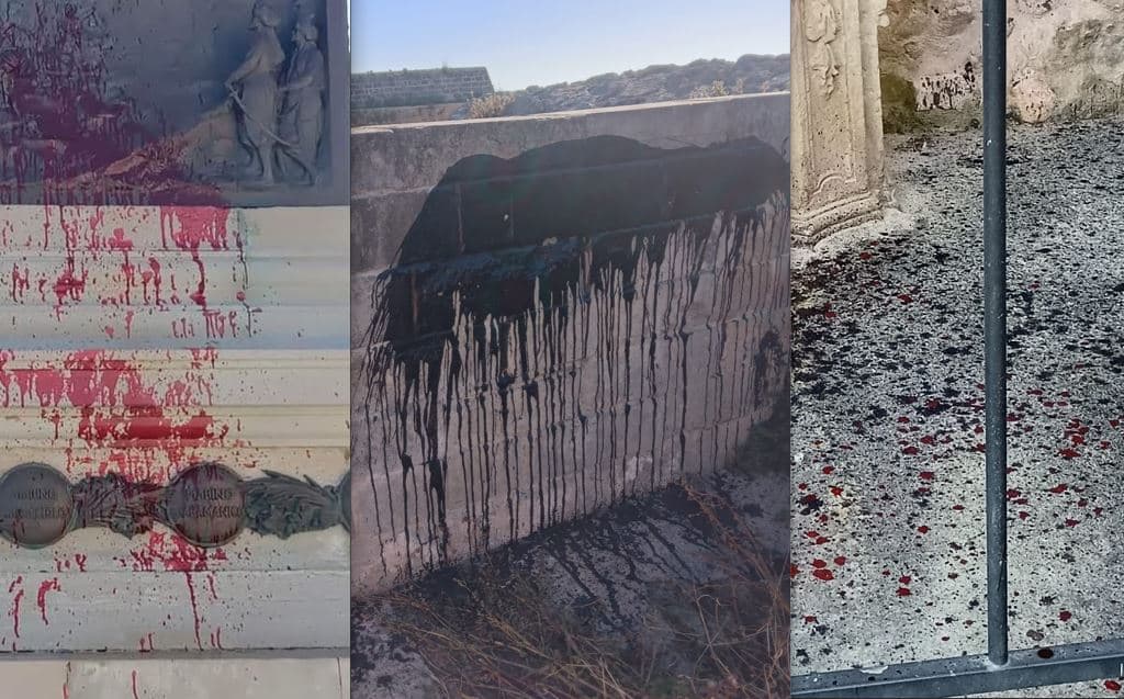 Imbrattati monumenti con vernice a Otranto: indagini in corso