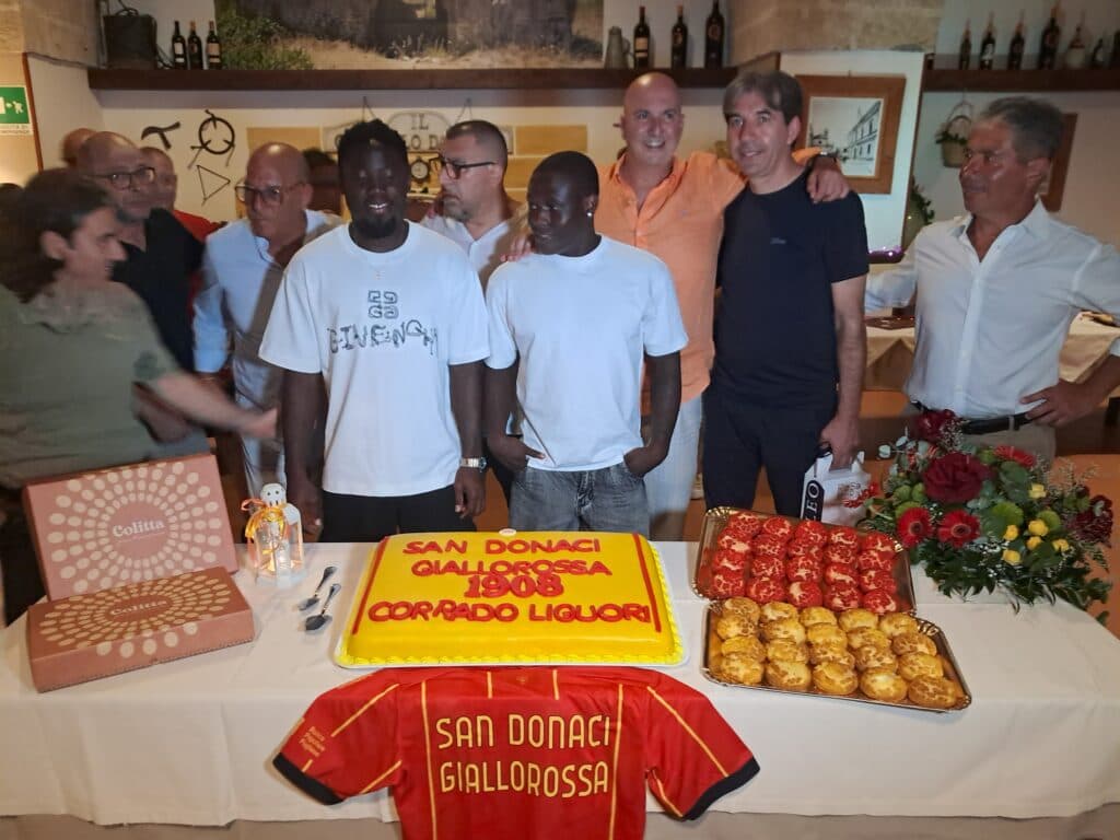 "San Donaci Giallorossa 1908 Corrado Liguori":  festa salvezza con Graziano nel cuore