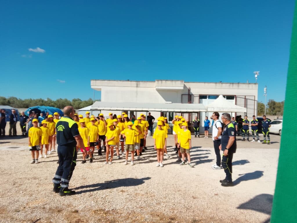 Inaugurato il campo estivo "Anch'io sono la Protezione Civile"