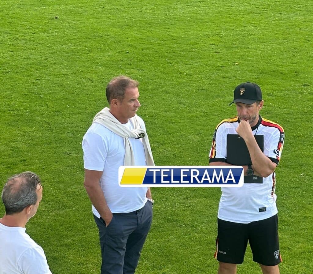Lecce, prima giornata con due allenamenti.  Spettatore pure Semplici