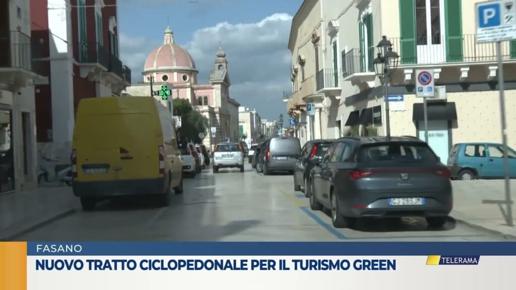 A Fasano nuovo tratto ciclopedonale per il turismo green