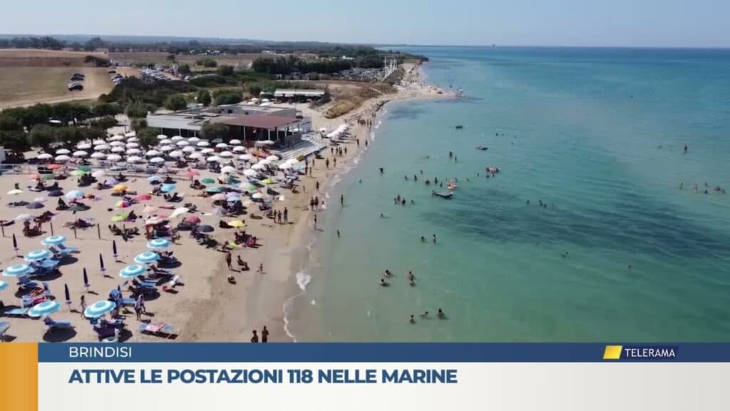 Attive le postazioni 118 nelle marine brindisine
