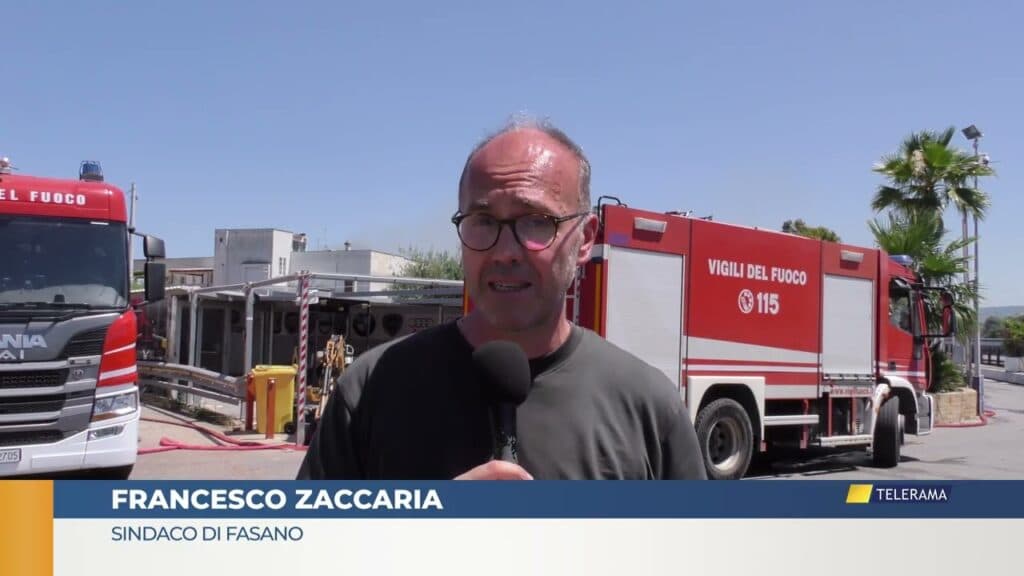 Incendio Eco Ambiente Sud, Zaccaria: “Nessun rischio per la salute”