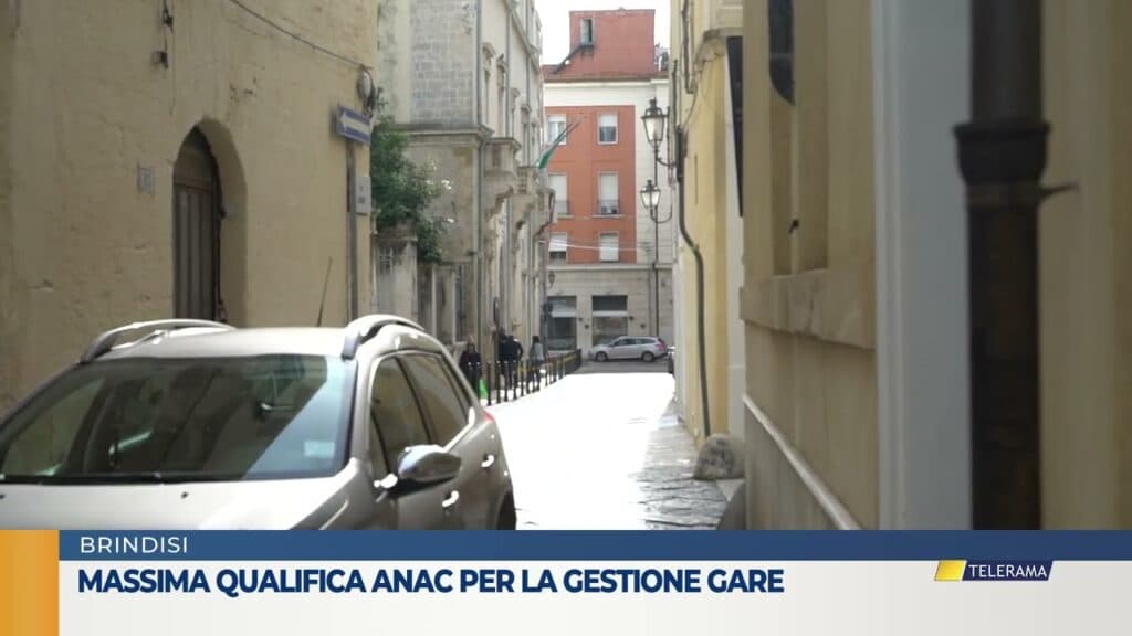 Massima qualifica Anac per il comune di Brindisi per la gestione gare