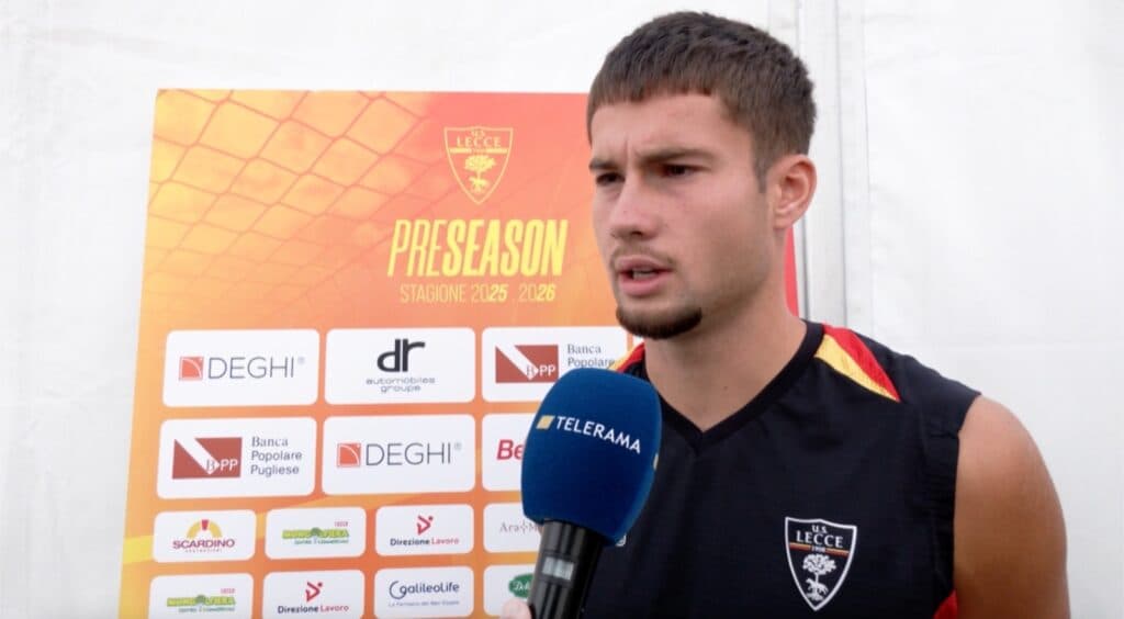Lecce, Berisha: "Spero sia l'anno buono per me"