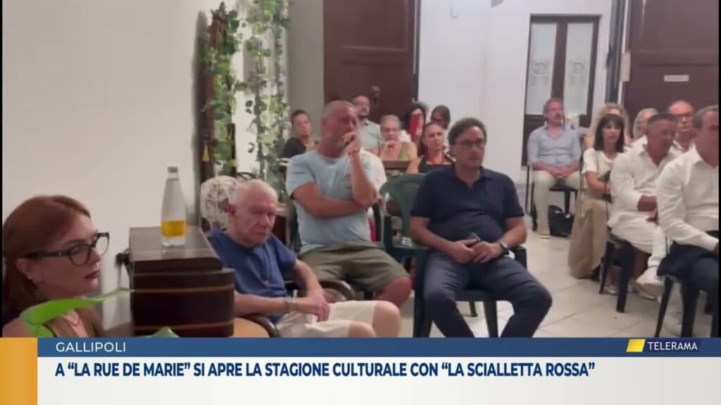 Cultura ed emozioni nel cuore di Gallipoli: a La rue de Marie la presentazione de La Scialletta Rossa