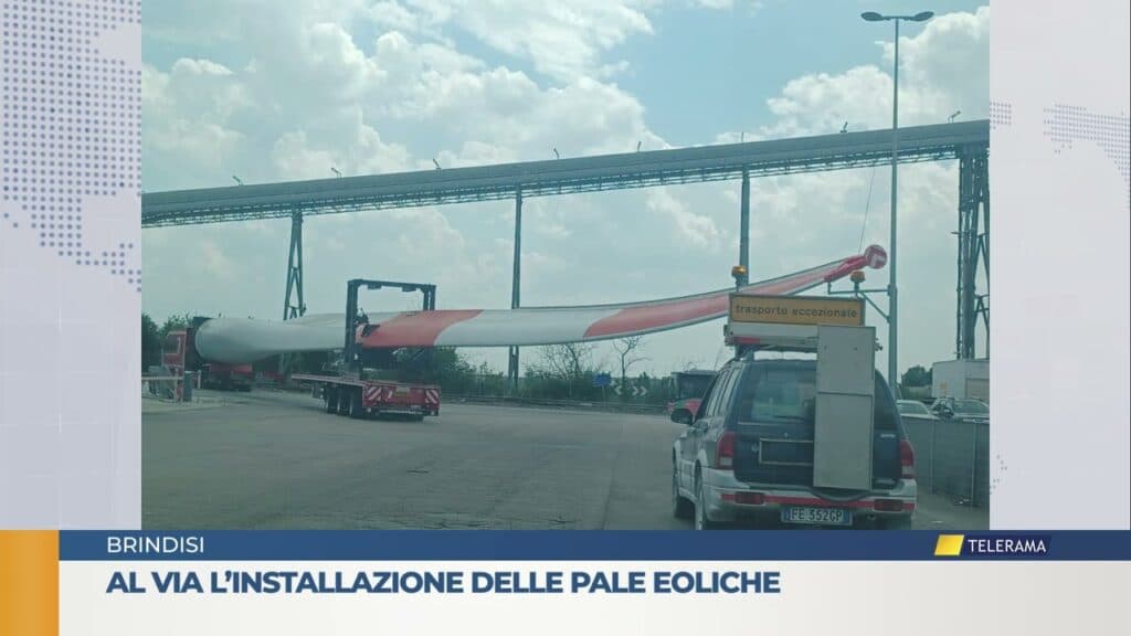 Al via l’installazione delle pale eoliche nel Brindisino