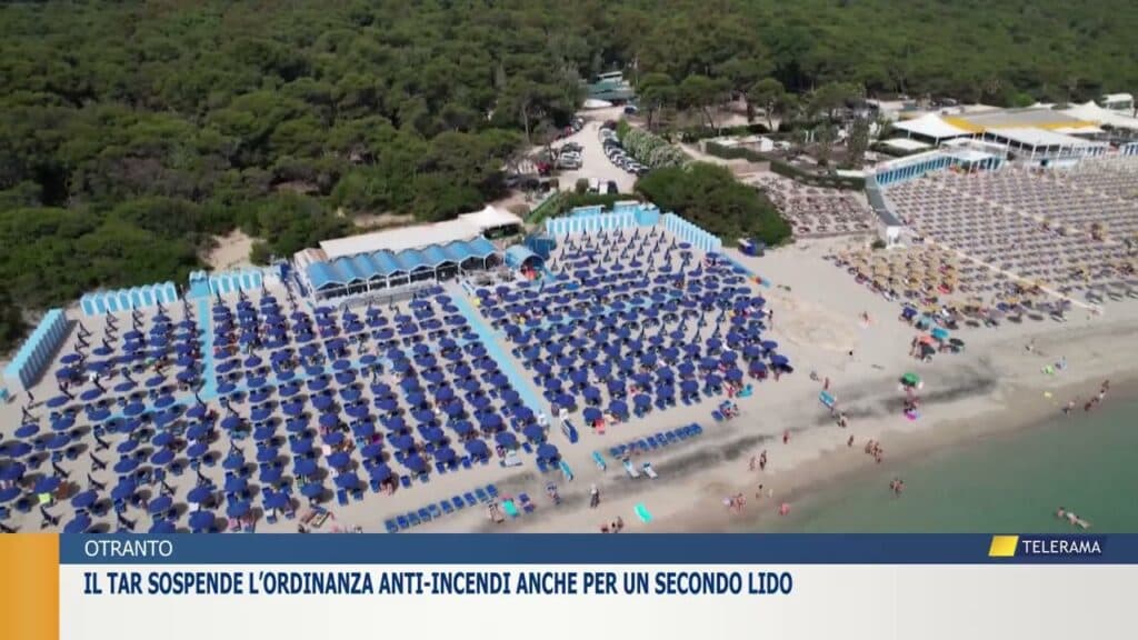 Il Tar sospende l’ordinanza anti-incendi anche per un secondo lido
