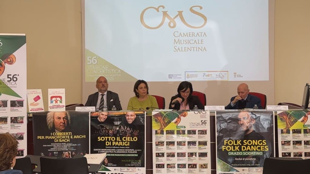 Al via la stagione concertistica della Camerata musicale salentina