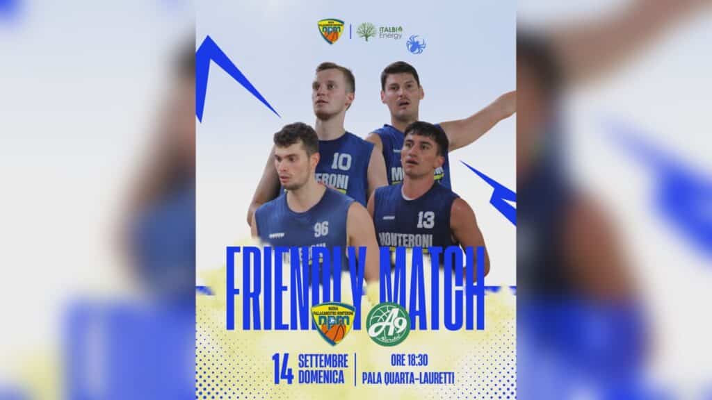 Serie C basket, seconda amichevole per NP Monteroni